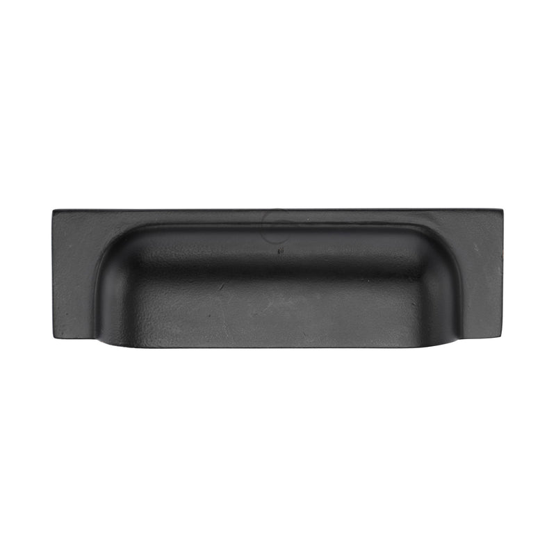 M.Marcus Matt Black Iron Military Cabinet Drawer Pull
