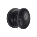 M.Marcus Matt Black Iron Cabinet Oval Knob