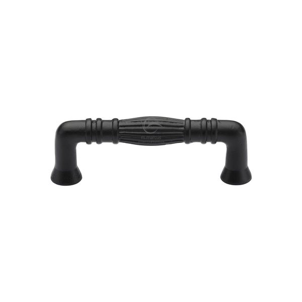 M.Marcus Matt Black Iron Tuscany Cabinet Pull Handle