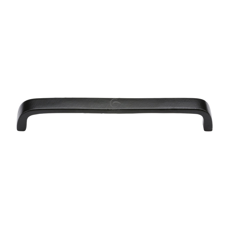 M.Marcus Matt Black Iron Curved D Shaped Cabinet Pull Handle