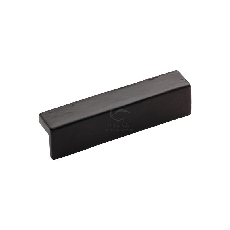 M.Marcus Matt Black Iron Cabinet L Pull Handle