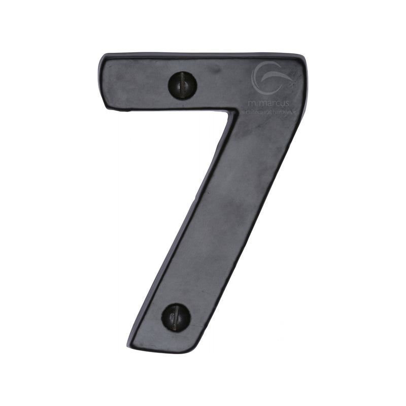 Tudor Black Iron Numeral 7