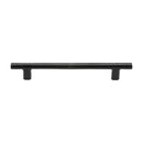 M.Marcus Matt Black Iron Round Bar Cabinet Pull Handle