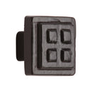 M.Marcus Matt Black Iron Square Craft Cabinet Knob