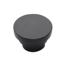M.Marcus Matt Black Iron Round Stepped Cabinet Knob
