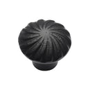 M.Marcus Matt Black Iron Wheel Cabinet Knob