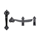 M.Marcus Black Iron Curved Gate Latch