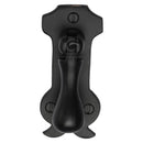 M.Marcus Matt Black Iron Cabinet Drop Pull On Plate