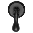 M.Marcus Matt Black Iron Cabinet Drop Pull On Round Plate