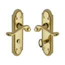 Heritage Brass Gainsborough Door Handle on Plate