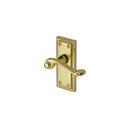 Heritage Brass Georgian Short Door Handle on Plate