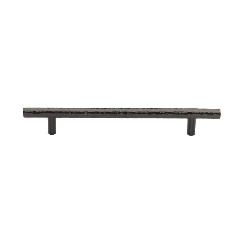 Heritage Brass T-Bar Cabinet Pull Hammered Design