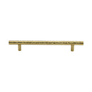 Heritage Brass T-Bar Cabinet Pull Hammered Design