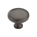 Heritage Brass Victorian Round Cabinet Knob Hammered Design