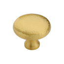 Heritage Brass Victorian Round Cabinet Knob Hammered Design