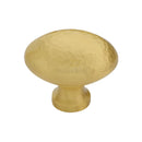 Heritage Brass Victorian Oval Cabinet Knob Hammered Design