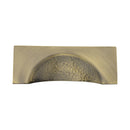 Heritage Brass Hampshire Drawer Cup Pull Hammered Design