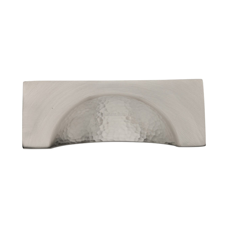 Heritage Brass Hampshire Drawer Cup Pull Hammered Design