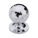 Heritage Brass Ball Cabinet Knob Hammered Design