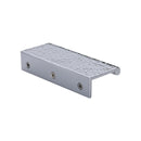 Heritage Brass Edge Pull Cabinet Handle Hammered Design - 40mm Width