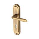 Heritage Brass Henley Door Handle on Plate