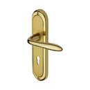 Heritage Brass Henley Door Handle on Plate