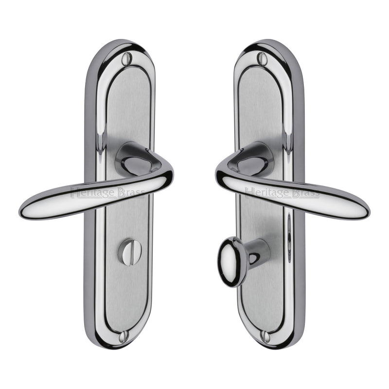 Heritage Brass Henley Door Handle on Plate