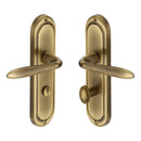 Heritage Brass Henley Door Handle on Plate