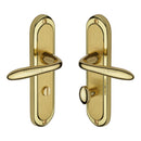 Heritage Brass Henley Door Handle on Plate