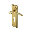 Heritage Brass Hilton Door Handle on Plate