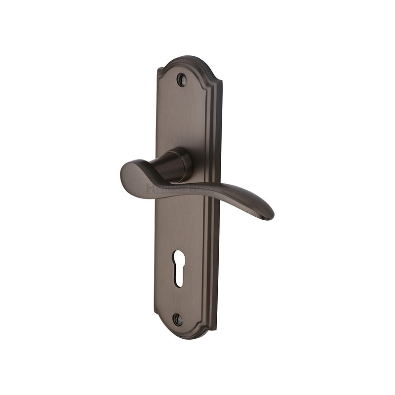 Heritage Brass Howard Door Handle on Plate