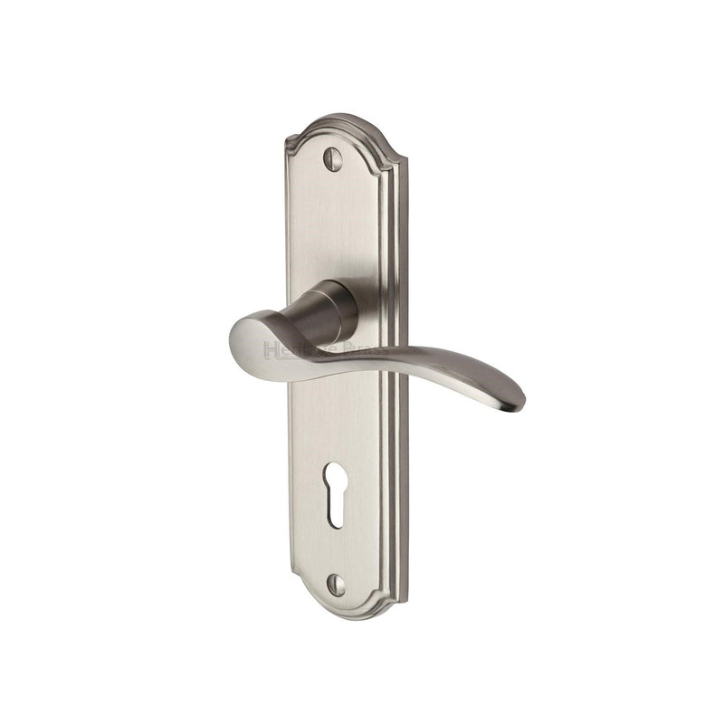 Heritage Brass Howard Door Handle on Plate