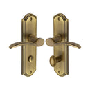 Heritage Brass Howard Door Handle on Plate