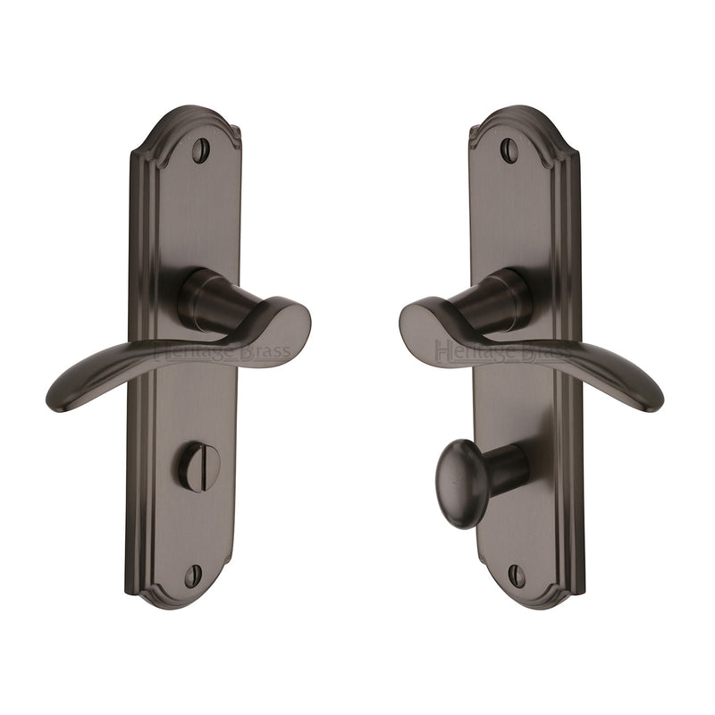 Heritage Brass Howard Door Handle on Plate