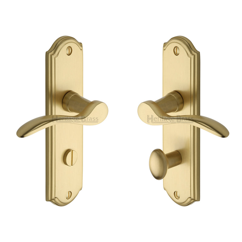 Heritage Brass Howard Door Handle on Plate