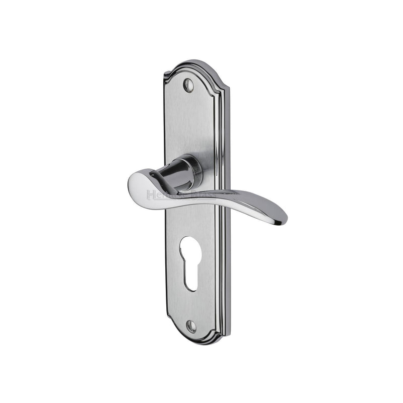 Heritage Brass Howard Door Handle on Plate