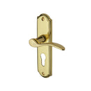 Heritage Brass Howard Door Handle on Plate