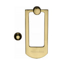 Heritage Brass Front Door Knocker