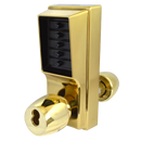 DORMAKABA Series 1000 1041B Knob Operated Digital Lock With Key Override & Passage Set