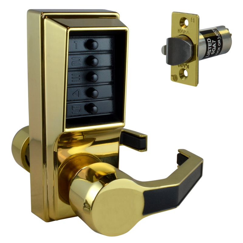 DORMAKABA Simplex L1000 Series L1041B Digital Lock Lever Operated With Key Override & Passage Set