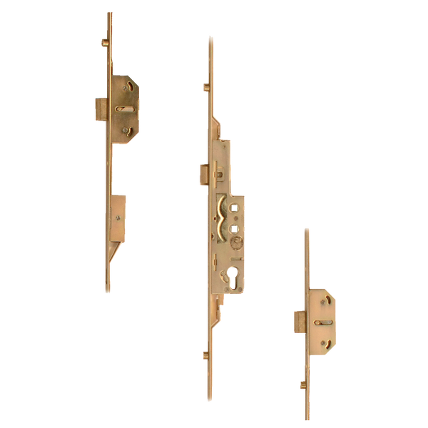AVOCET Lever Operated Latch & Deadbolt Twin Spindle - 2 Dead Bolt 4 Roller