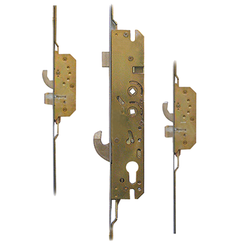 MILLENCO Lever Operated Latch & Hookbolt Twin Spindle - 2 Hook 2 Dead Bolt