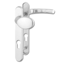 HOPPE  Atlanta UPVC Lever / Moveable Pad Door Furniture 77G/3831N/1710