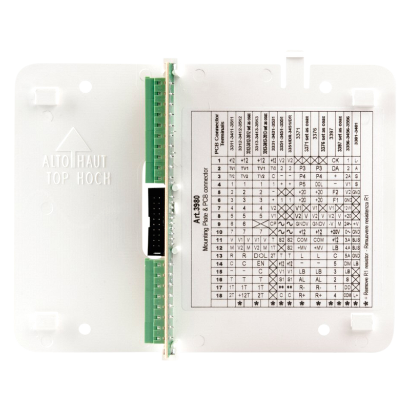 VIDEX 3980J Mounting Plate To Suit 3000 Series Monitor