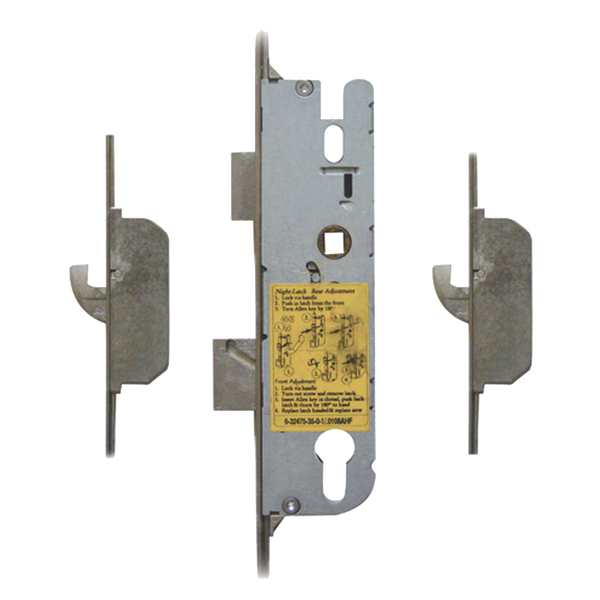 GU Lever Operated Latch & Deadbolt Split Spindle - 2 Hook