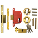 ERA 233 Fortress BS Euro Keyless Egress Key & Turn Deadlock With Cylinder