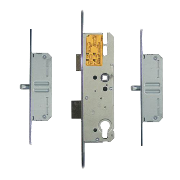 KFV Lever Operated Latch & Deadbolt Long Version - 2 Round Bolt
