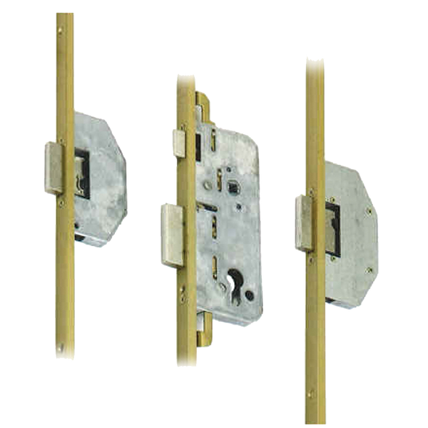 UCEM Lever Operated Latch & Deadbolt - 2 Deadbolt