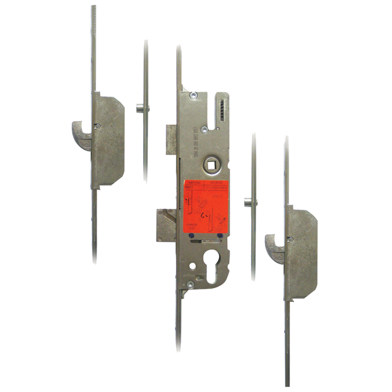 GU Europa Inboard Lever Operated Latch & Deadbolt Single Spindle - 2 Hook & 2 Roller