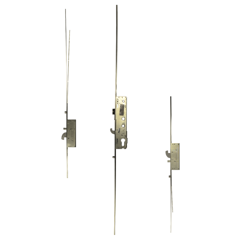 KENRICK Excalibur Lever Operated Latch & Hook Twin Spindle - 2 Hook & 3 Roller